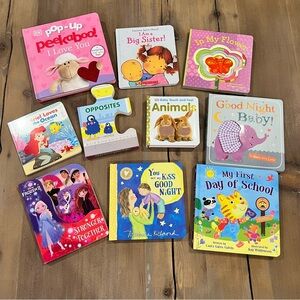 Children's Toddler Board Books Set Of 10